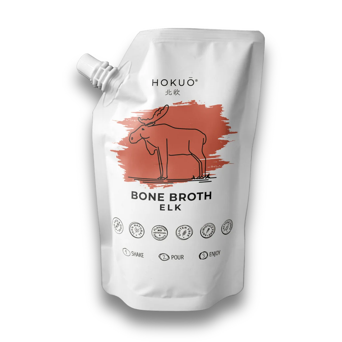 Hokuō® Benbuljong på Älg 400ml