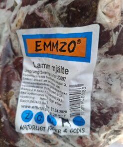 Emmzo BARF lamm mjälte (1 kg)