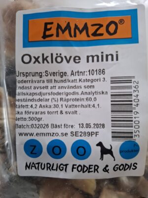 Näringsinnehåll oxklöve mini